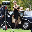 EXCLUSIVE: NO WEB BEFORE 10PM GMT 6TH NOV 2021 -- *PREMIUM EXCLUSIVE RATES APPLY* Elizabeth Debicki Wears The 'Revenge Dress' As Princess Diana In 'The Crown'