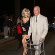 Josh Duhamel is dressed up as J. Howard Marshall and his wife as Anna Nicole Smith
