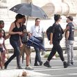 Charlize Theron and Uma Thurman shooting The Old Guard 2 in Rome