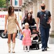 Bradley Cooper And Irina Shayk Take Their Daughter Lea Cooper For A Walk In NYC
