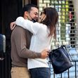 Katie Holmes and Emilio Vitolo are all smiles as they continue another steamy make-out session outside his restaurant in NYC