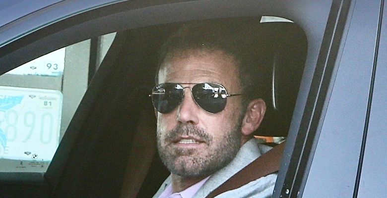 *EXCLUSIVE* Ben Affleck spotted smiling in his car amid divorce from Jennifer Lopez