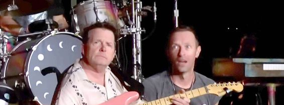 Michael J. Fox Joins Coldplay to Play Guitar During 'Fix You' at the Band's Glastonbury Set