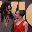 Blink Twice European premiere London, UK. Lenny Kravitz and Zoe Kravitz at the Blink Twice European premiere. Odeon Luxe