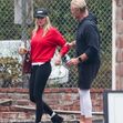 *EXCLUSIVE* Dolph Lundgren and wife Emma Krokdal seen in Beverly Hills after he is declared Cancer Free