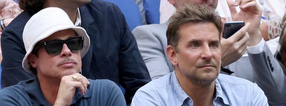 Brad Pitt și Bradley Cooper, la finala US Open 2021