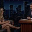 Jennifer Aniston dispels the wildest rumours ever written about her – before bringing out her cute dog Clydeo to help promote her new children’s book on Jimmy Kimmel Live!