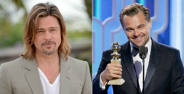 leo dicaprio brad pitt