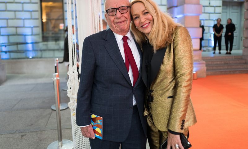 Jerry Hall și Rupert Murdoch