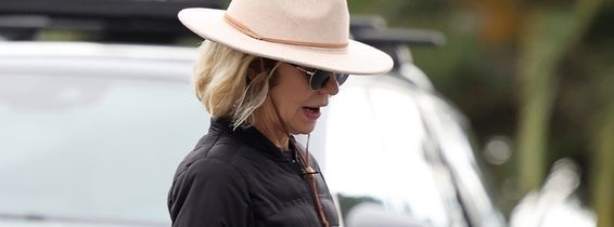 *EXCLUSIVE* Meg Ryan goes incognito for lunch pickup in Santa Barbara