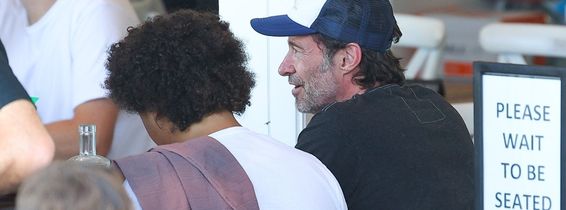 *EXCLUSIVE* Hugh Jackman is spotted in Bondi engaged in an intense and lengthy telephone conversation