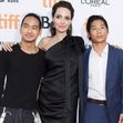 angelina jolie si fiii pax și maddox