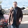 EXCLUSIVE: Liam Neeson Plays An Aging Mobster In His New Movie "Thug" Which Was Filming On The Waterfront In Winthrop, MA