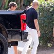 *EXCLUSIVE* Kevin Costner is seen for the first time after ex-wife Christine Baumgartner is caught dropping off a new boyfriend after denying their relationship in court!