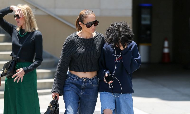 Jennifer Lopez Out And About With Daughter Emme Muniz