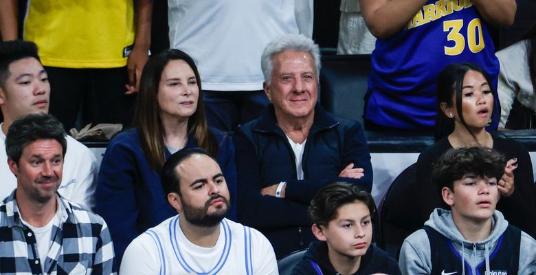 Dustin Hoffman si sotia lui