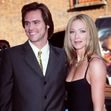 6/1/98 Westwood, CA. Jim Carrey and Lauren Holly at the premiere of his new movie "The Truman Show."