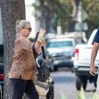 Exclusive - A healthy looking Jeff Bridges was seen for the first time in over a year after he informed the world that he had cancer, Brentwood, Los Angeles, California, USA - 20 Sep 2021