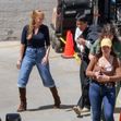 *EXCLUSIVE* Margot Robbie and Colin Farrell on set of A Big Bold Beautiful Journey