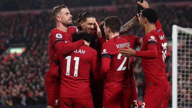 Liverpool v Everton, Premier League, Football, Anfield, Liverpool, UK - 13 Feb 2023