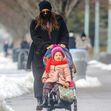 Irina Shayk and her daughter Lea De Seine Shayk Cooper seen having a quality time while taking a stroll by the Hudson River in New York City
