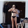 *PREMIUM-EXCLUSIVE* *MUST CALL FOR PRICING* South African–American actress Charlize Theron spotted on her Greek family holiday joined by a mystery man by her side at Paros Island.
