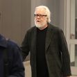 *EXCLUSIVE* Tim Robbins spotted with a bushy beard, looking unrecognizable at LAX