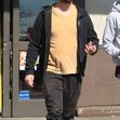 EXCLUSIVE: Dressed-down Taylor Lautner is spotted with a friend exiting Ralphs grocery store in Los Angeles