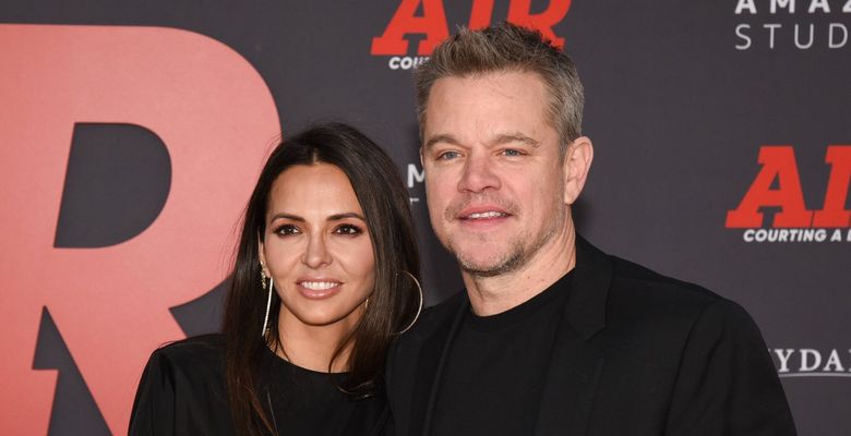 Matt Damon și Luciana Barroso