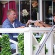 *PREMIUM-EXCLUSIVE* Kevin Costner is seen for the first time as he takes youngest son Hayes for breakfast in Santa Barbara, the day after his massive court triumph against ex-wife Christine Baumgartner