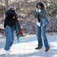 EXCLUSIVE Jumping For Joy! Suri Cruise Puts Her Breakup Behind Her On A Visit To The Farmers Market In New York