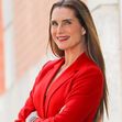 EXCLUSIVE: Brooke Shields Looks Radiant In A Red As She Poses For A Photoshoot In New York City