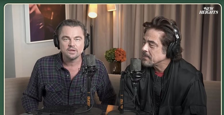Leonardo DiCaprio reveals a Hollywood Agent told him to change his name when he was a young actor, as he appears on New Heights podcast