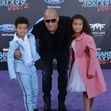 Vin Diesel, alături de copiii lui/ Profimedia