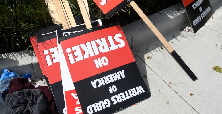 WGA-Strike In Culver City