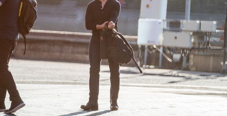 EXCLUSIVE: Tom Cruise Is Pictured Enjoying London As He Flys His Chopper Into London