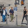 Charlize Theron and Uma Thurman shooting The Old Guard 2 in Rome