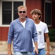 *PREMIUM-EXCLUSIVE* Kevin Costner is seen for the first time as he takes youngest son Hayes for breakfast in Santa Barbara, the day after his massive court triumph against ex-wife Christine Baumgartner