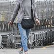 *EXCLUSIVE* Calista Flockhart shops for groceries at San Vicente Market