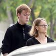 EXCLUSIVE: Jodie Foster seen with her son Charles in the wake of both her parents recent passing