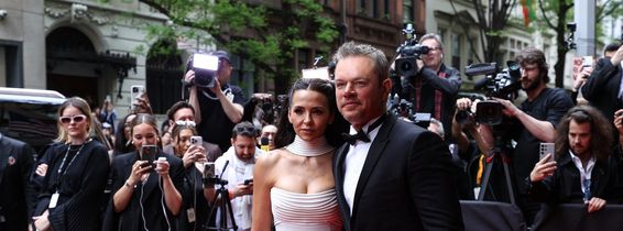 Matt Damon și Luciana Barroso