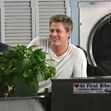 *EXCLUSIVE* Brad Pitt and Javier Bardem shoot scenes at a laundromat in Daytona Beach for an untitled F1 racing movie *Web Must Call for Pricing*