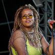 Kelis în timpul concertului din Londra/ Profimedia