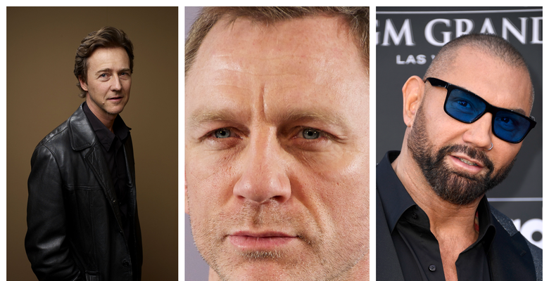 Edward Norton, Daniel Craig, Dave Bautista