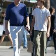 EXCLUSIVE: Kevin Costner hits the town with his kids Hayes and Grace for shopping Christmas Eve