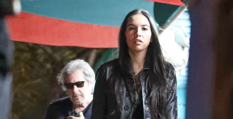 *EXCLUSIVE* Al Pacino and Noor Alfallah arrive for a dinner date at Pace in LA