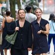 *EXCLUSIVE* Jude Law and Phillipa Coan hold hands during a romantic stroll in New York