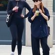 *EXCLUSIVE* Julianne Moore and her daughter Liv enjoy a smoothie and walk in New York