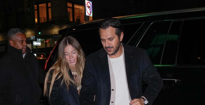 EXCLUSIVE: Sydney Sweeney and Fiance Jonathan Davino are Spotted on a Dog Walk in New York City.