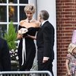 EXCLUSIVE: NO WEB BEFORE 10PM GMT 6TH NOV 2021 -- *PREMIUM EXCLUSIVE RATES APPLY* Elizabeth Debicki Wears The 'Revenge Dress' As Princess Diana In 'The Crown'